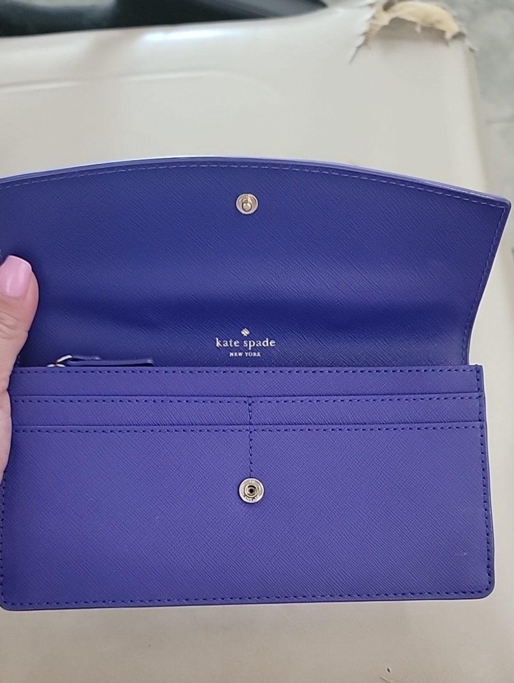 kate spade New York Warm And Fuzzy Monster Liana Wallet - Picture 8 of 11